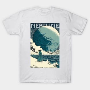 Neptune Travel Poster Vintage T-Shirt